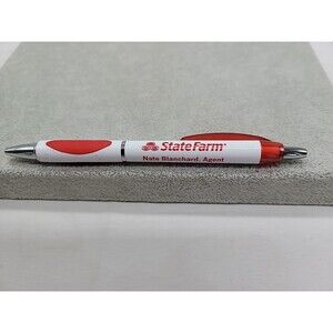 State Farm Insurance Advertising Pen Red White Ad